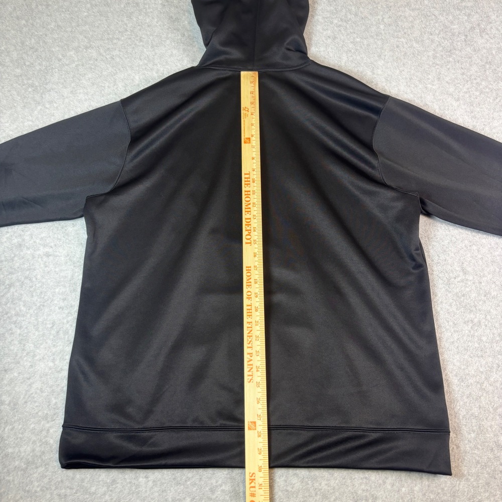 Costa Del Mar Mens XXL Black Performance Hoodie Teal Logo Born on the Water - Picture 5 of 14